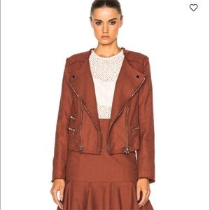 veronica beard stevie rust jacket